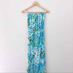 Lilly Pulitzer Strapless Maxi Dress